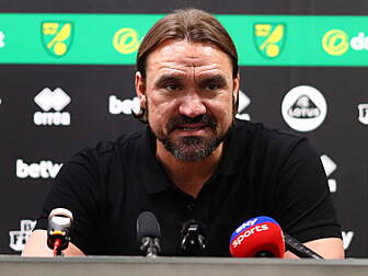 Norwich City boss Daniel Farke...